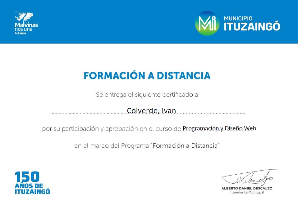 certificado web